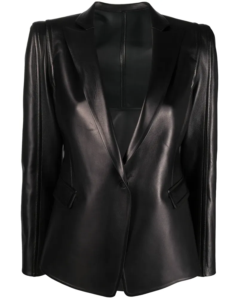 Valentino Garavani Klassischer Blazer - Schwarz Schwarz