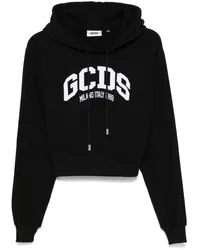 GCDS Hoodie mit Logo-Stickerei Schwarz