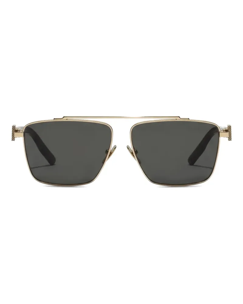 Dolce & Gabbana metal plaque sunglasses - Gold Gold