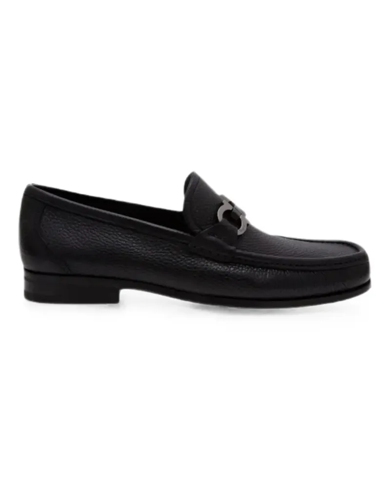 Ferragamo Grandioso Gancini-plaque loafers - Schwarz Schwarz