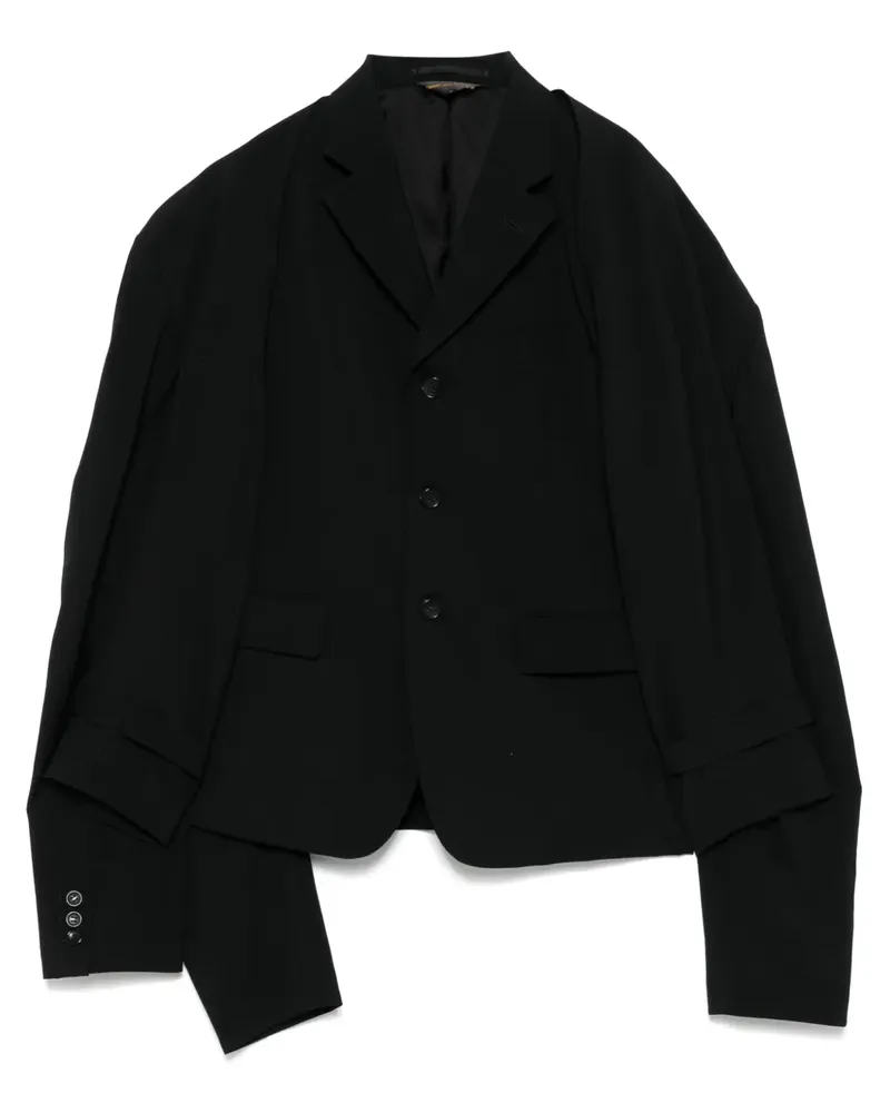 Comme des Garçons Sakko mit abnehmbaren Ärmeln - Schwarz Schwarz