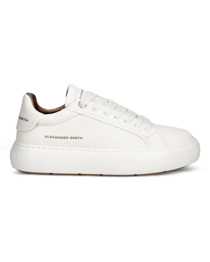 Alexander Smith Soho logo-print platform sneakers - Weiß Weiß