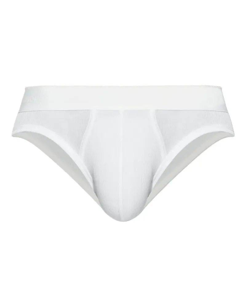 Dsquared2 logo-waistband briefs - Weiß Weiß