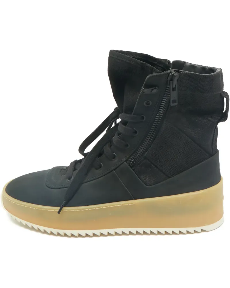 Fear of God Jungle High-Top-Sneakers aus Canvas - Schwarz Schwarz