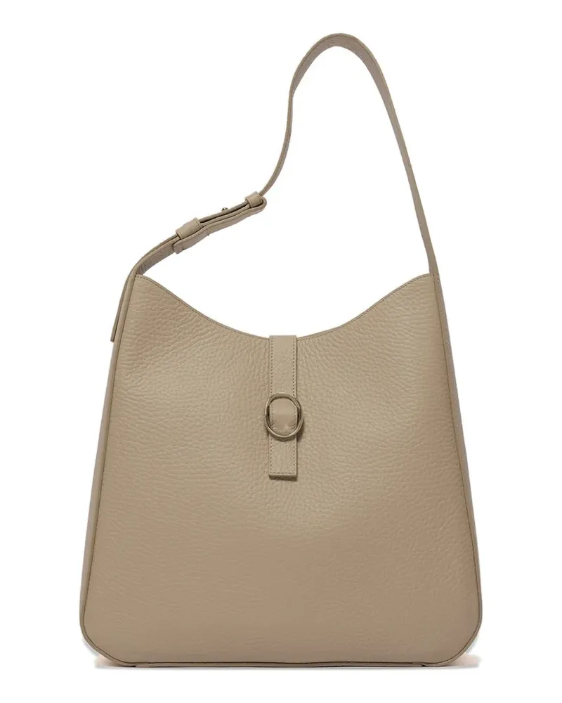 Orciani Gea ring-detail shoulder bag - Nude Nude