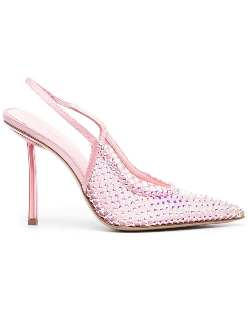 Le Silla Gilda Pumps mit Kristallverzierung Rosa