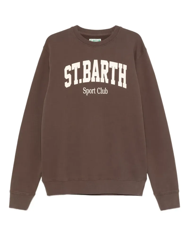 MC2 Saint Barth Sweatshirt mit grafischem Print - Braun Braun