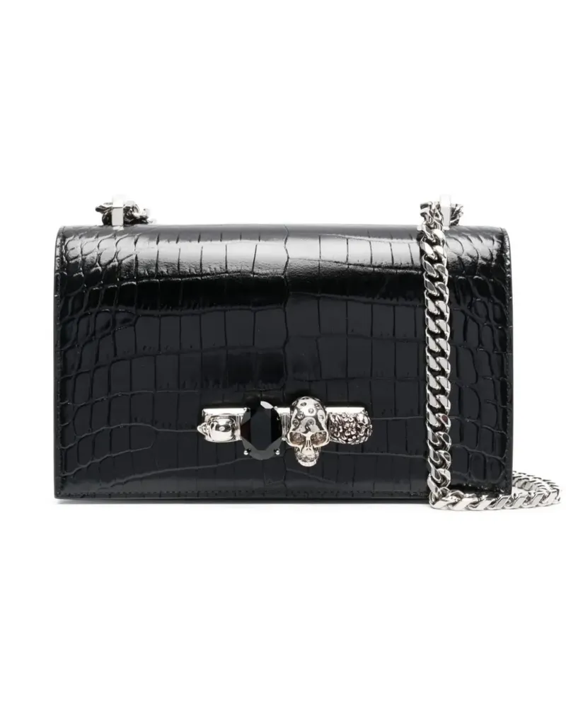 Alexander McQueen Klassische Satchel-Tasche - Schwarz Schwarz