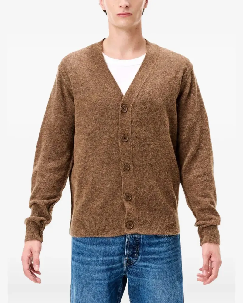 Cycle button-up V-neck cardigan - Braun Braun