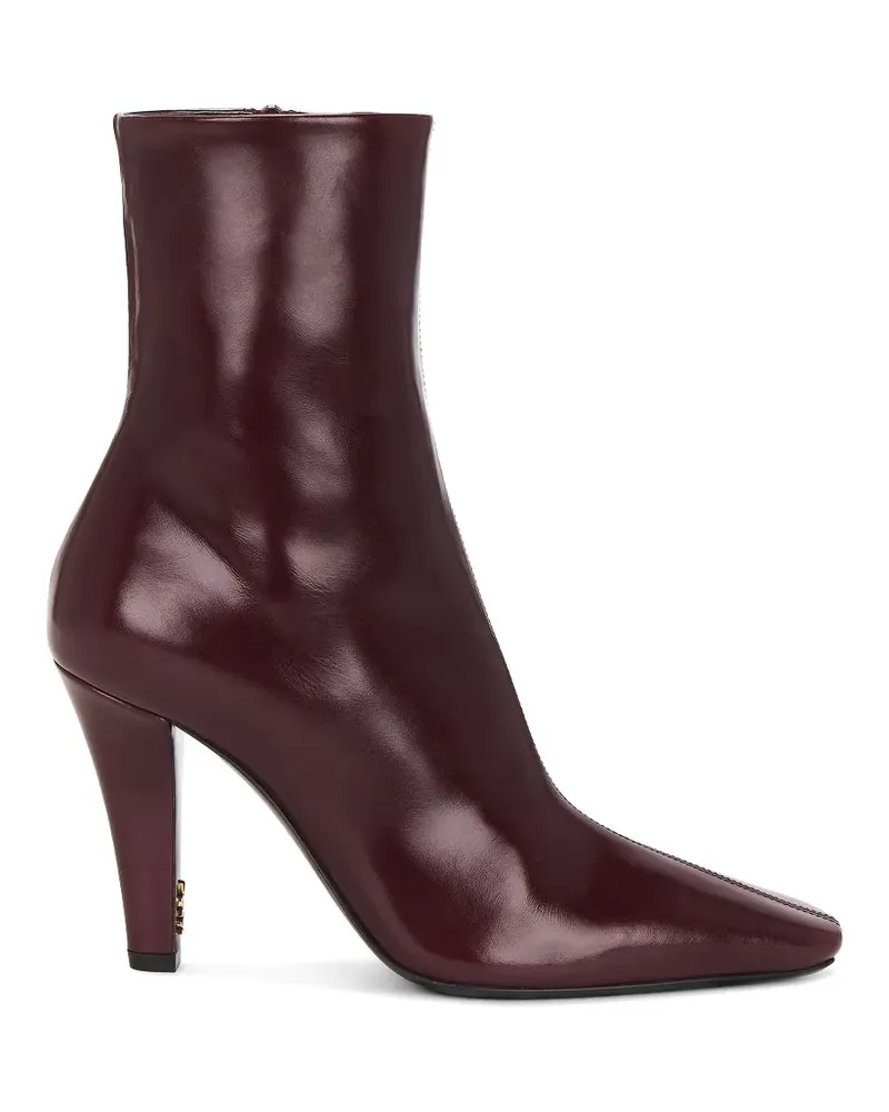 Saint Laurent Jill leather ankle boots - Rot Rot