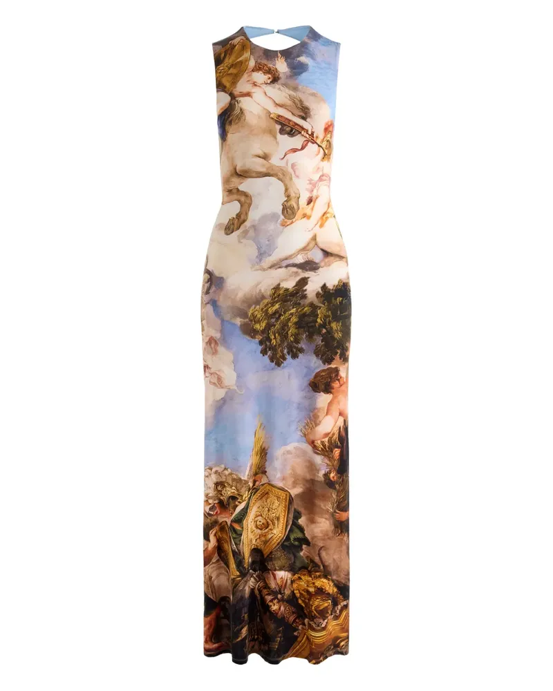 Alice + Olivia Rückenfreies Maxikleid - Nude Nude