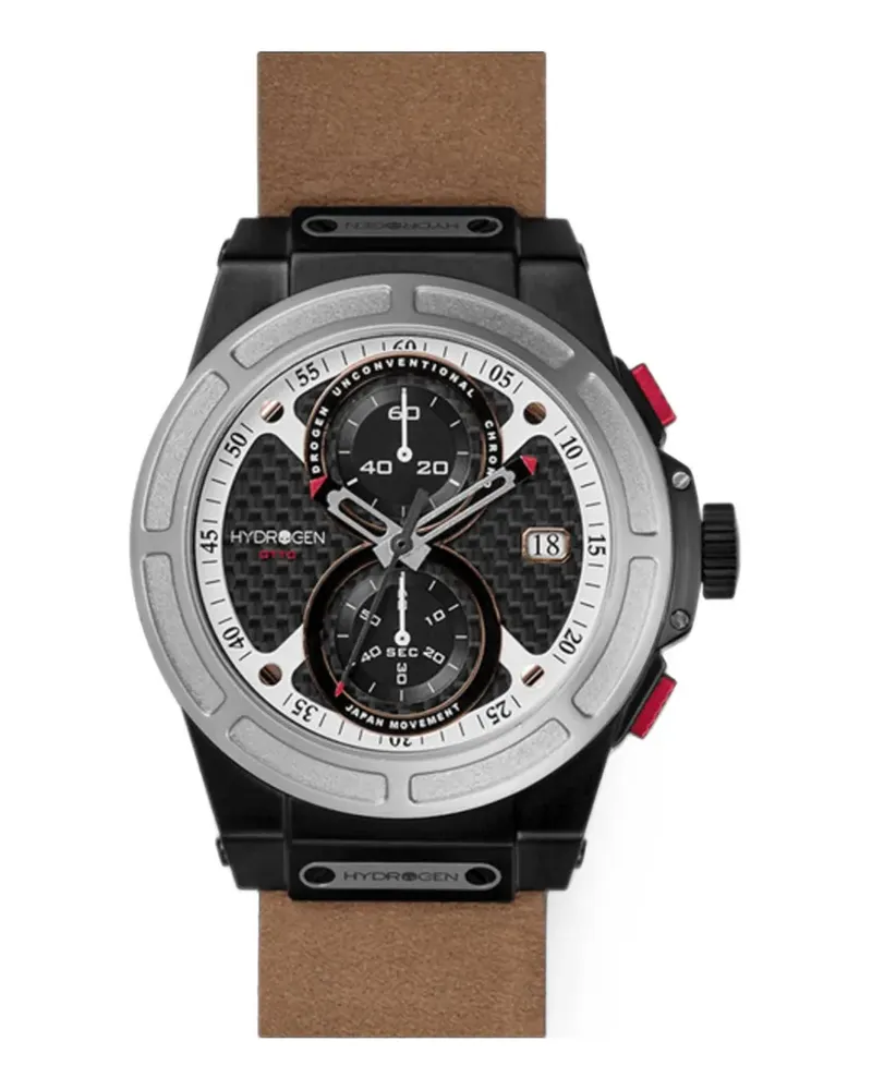 Hydrogen Otto Chrono Armbanduhr 44mm - Schwarz Schwarz