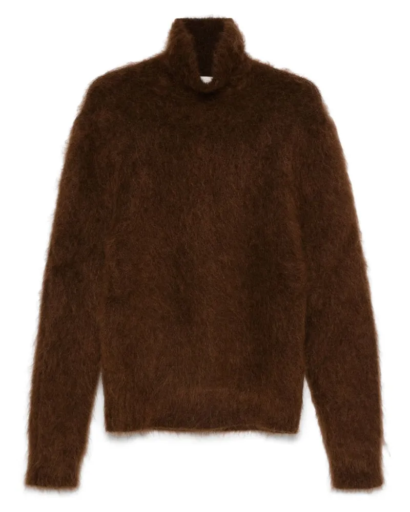 AMI Paris Gebürsteter Pullover - Braun Braun