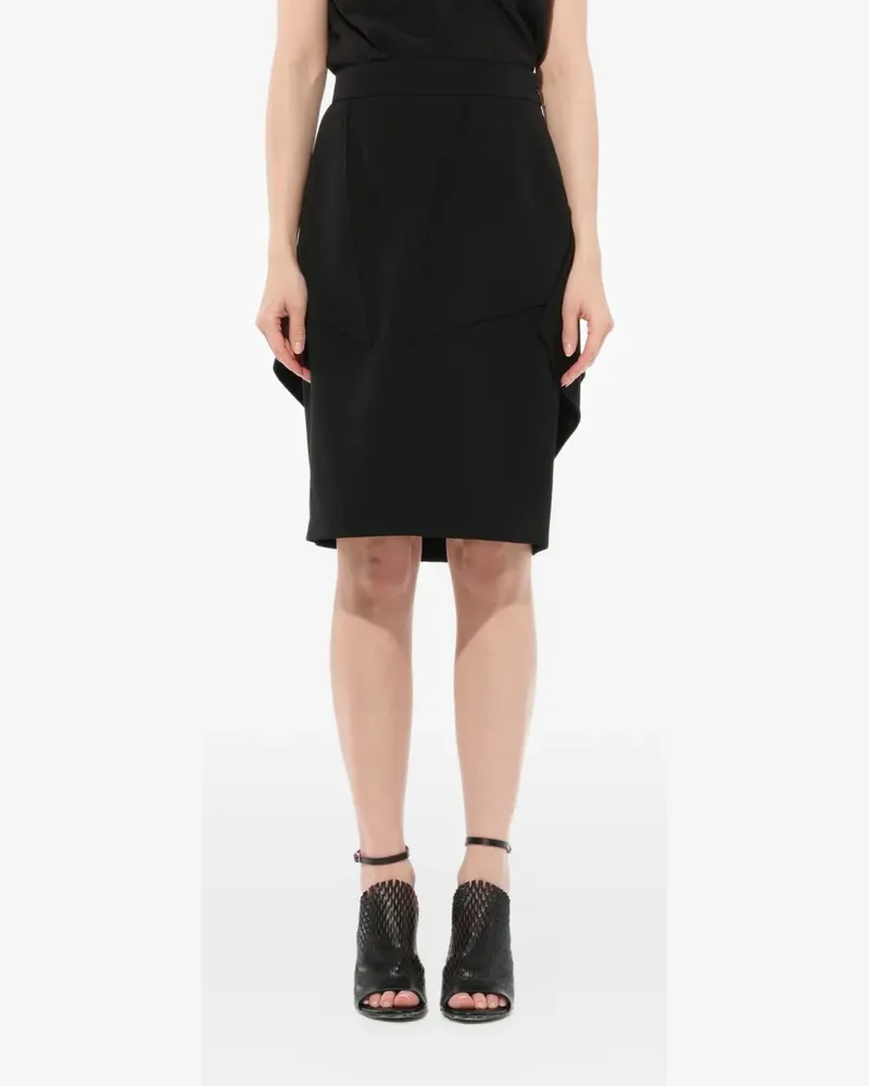 Givenchy Podium draped skirt - Schwarz Schwarz