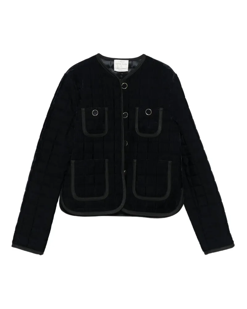 forte_forte Gesteppte Jacke - Blau Blau