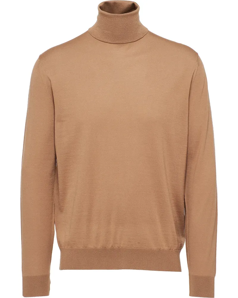 Prada Pullover mit Rollkragen - Braun Braun