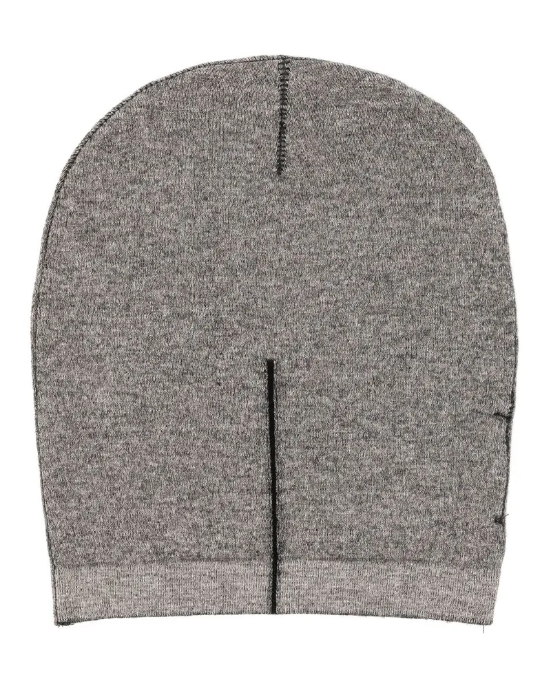 TRANSIT Gestrickte Beanie - Grau Grau