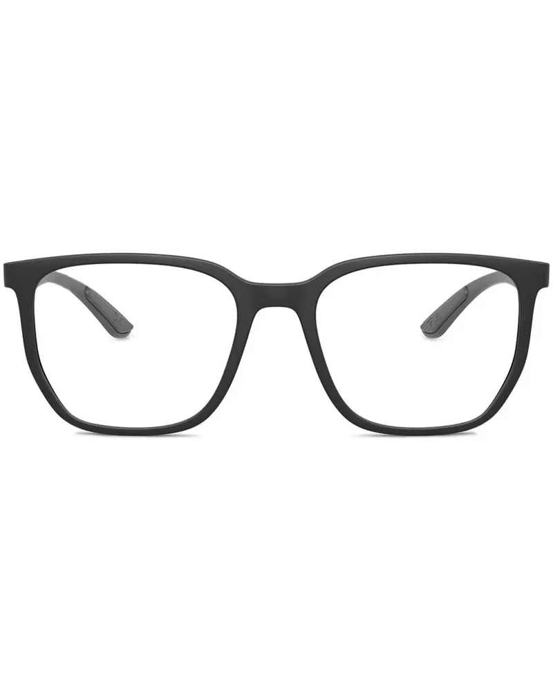 Ray Ban Brille mit eckigem Gestell - Schwarz Schwarz