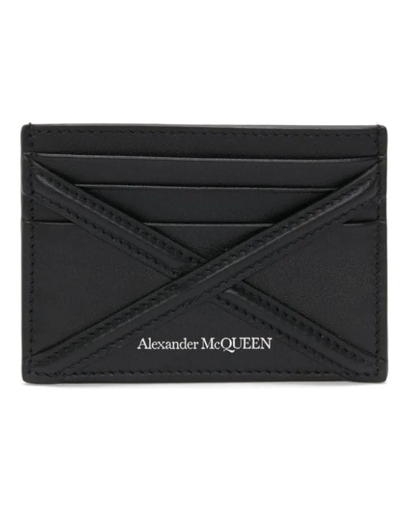 Alexander McQueen The Harness Kartenetui - Schwarz Schwarz
