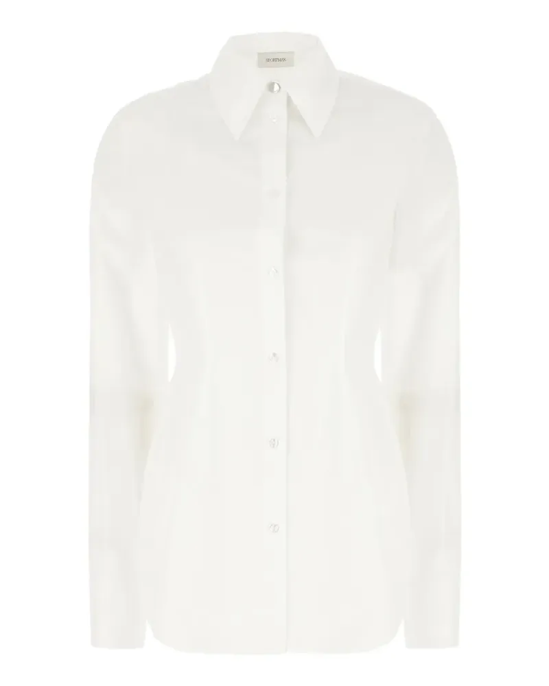 SPORTMAX Piacere darted-waist shirt - Weiß Weiß