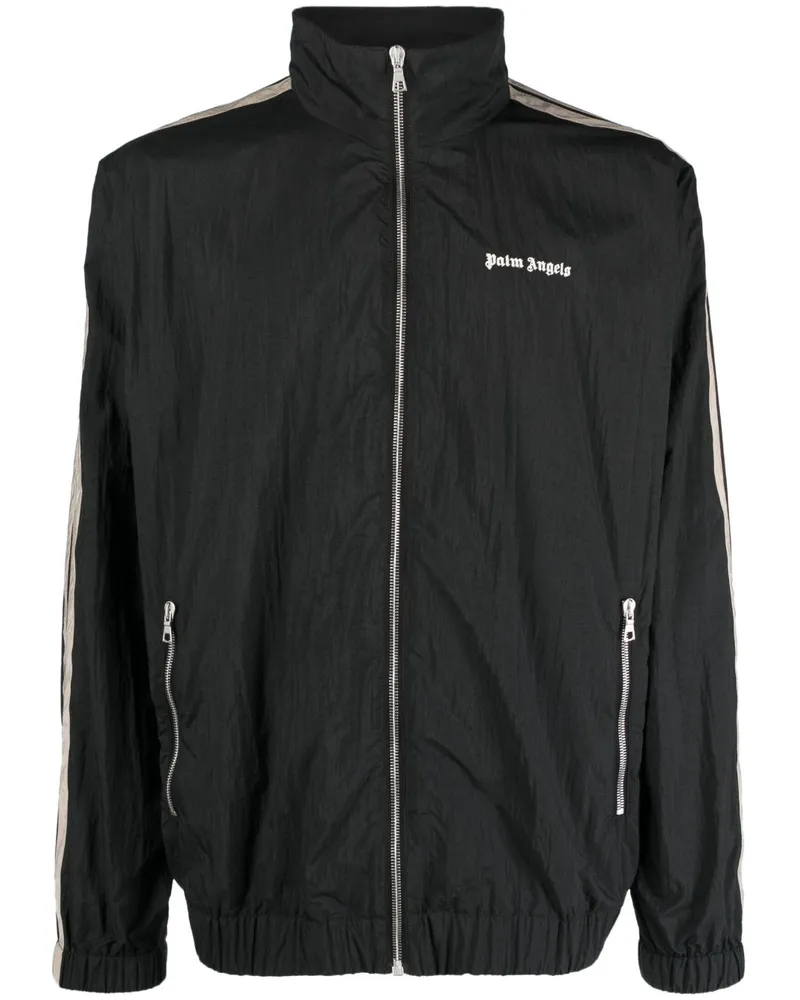 Palm Angels Sportjacke mit Seitenstreifen - Schwarz Schwarz