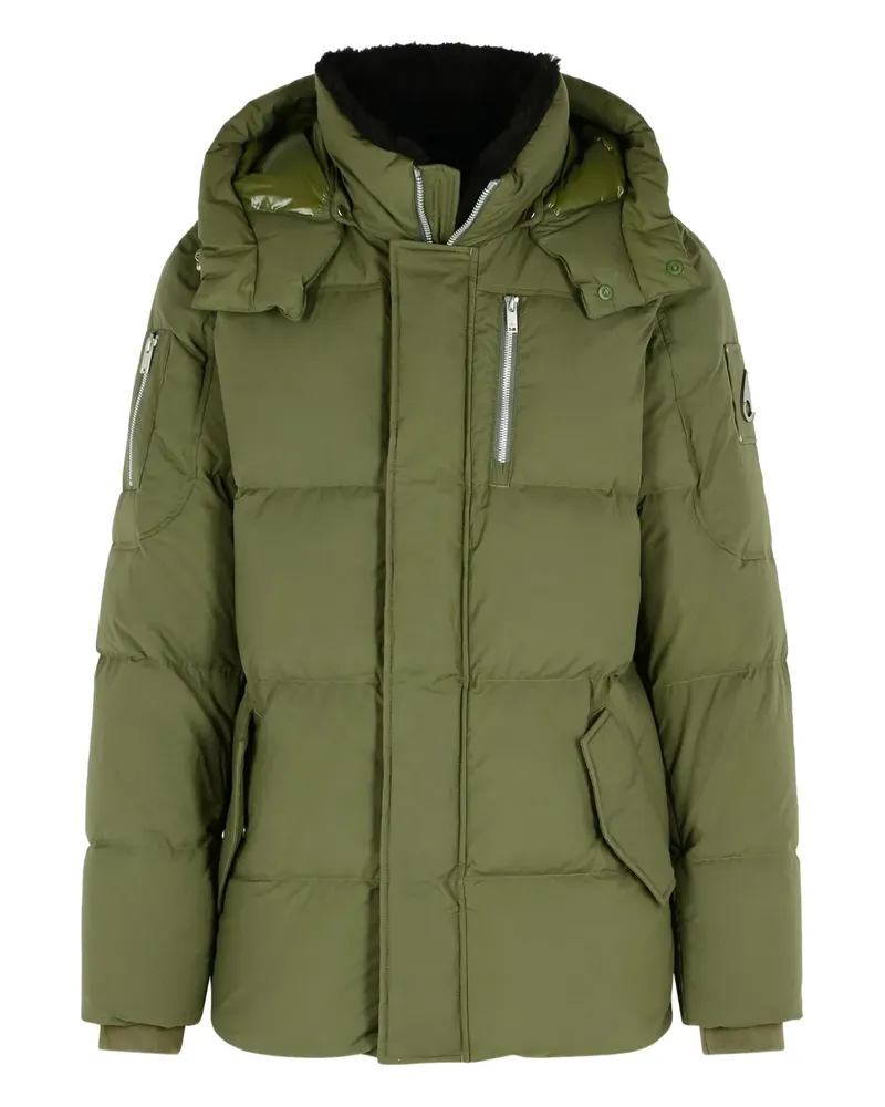 Moose Knuckles Everest fleece-lined down coat - Grün Grün