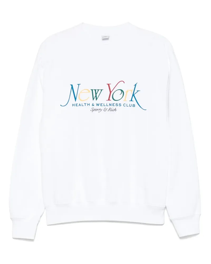 SPORTY & RICH Klassisches Sweatshirt - Weiß Weiß