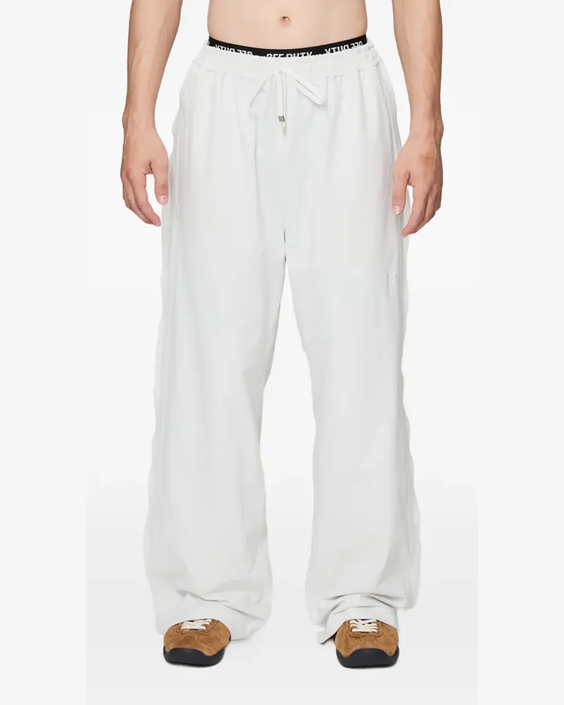 OFF DUTY drawstring chad trousers - Weiß Weiß