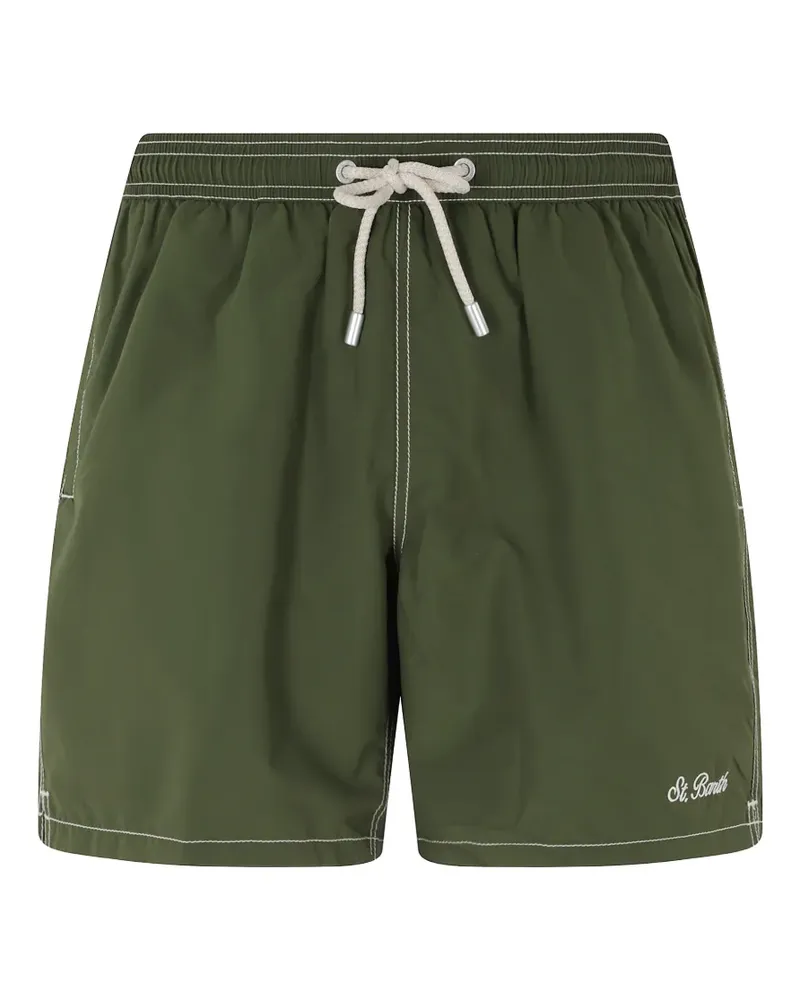 MC2 Saint Barth Patmos contrast-stitch swim shorts - Grün Grün