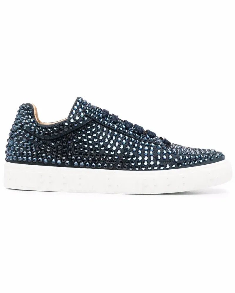 Philipp Plein Sneakers mit Strass - Blau Blau