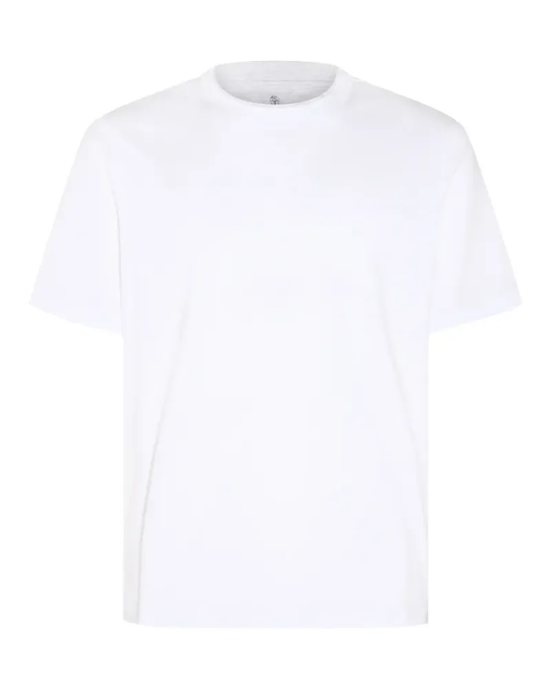 Brunello Cucinelli layered-detail T-shirt - Weiß Weiß
