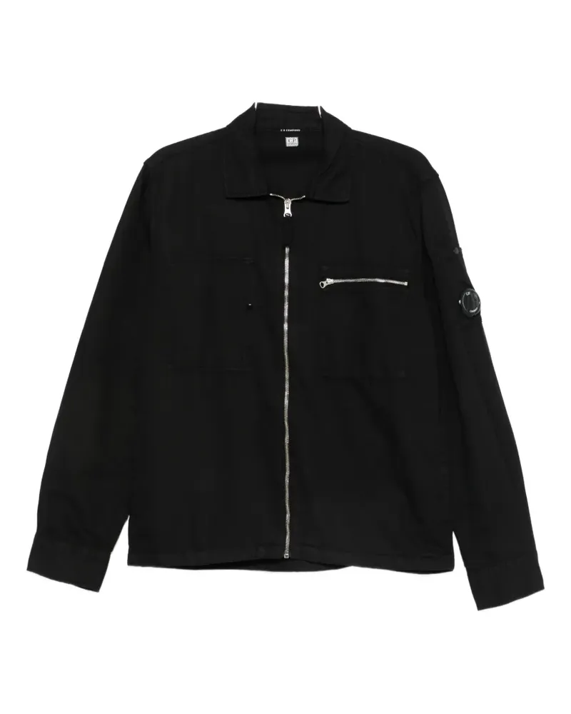 C.P. Company Lens-detail overshirt - Schwarz Schwarz