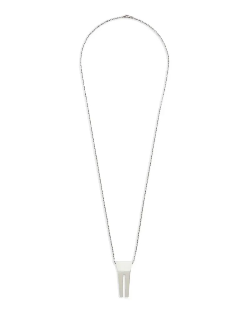 DRKSHDW by Rick Owens Open Trunk Charm necklace - Silber Silber