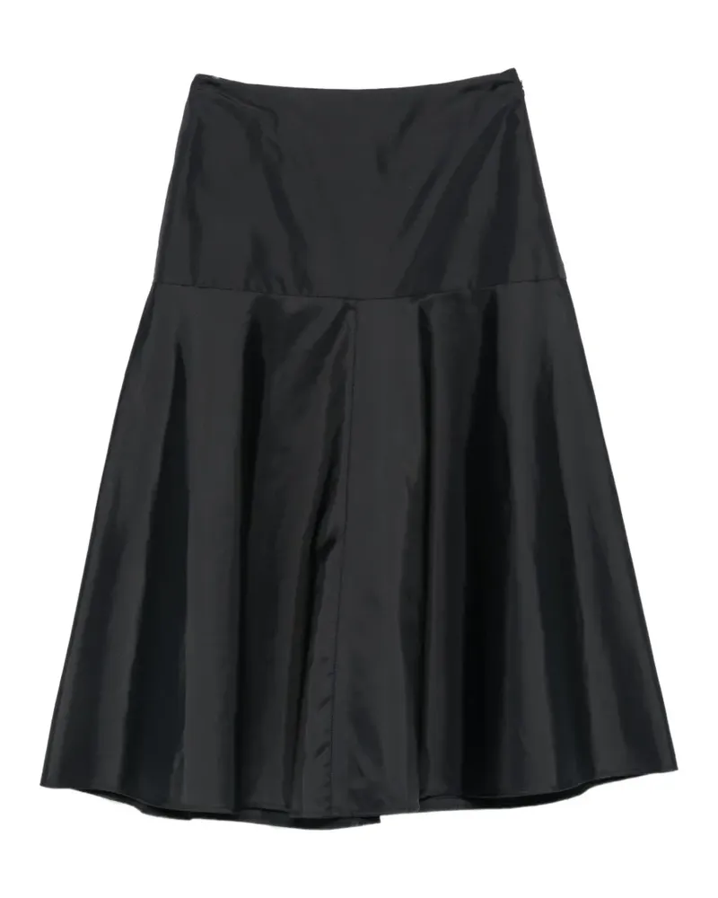 Dorothee Schumacher Ausgestellter Midirock in A-Linie - Schwarz Schwarz
