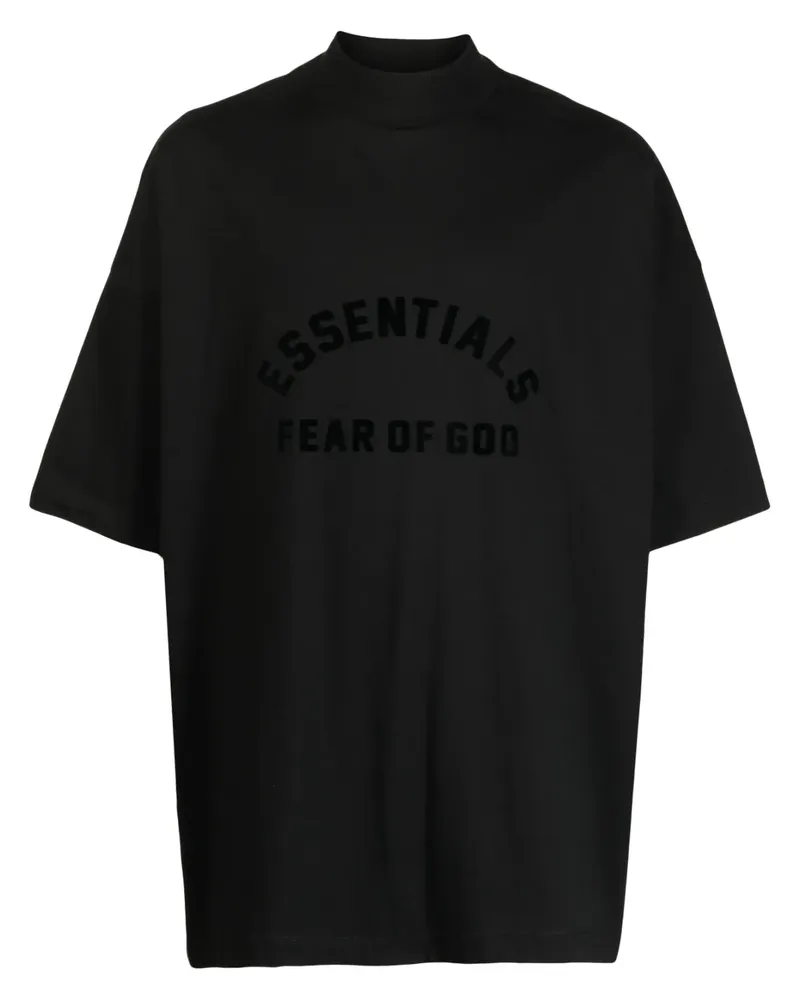 Fear of God T-Shirt mit tiefen Schultern - Schwarz Schwarz