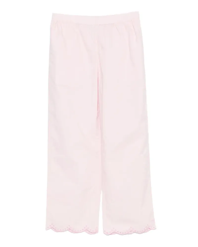 Stine Goya scalloped-edge trousers - Rosa Rosa