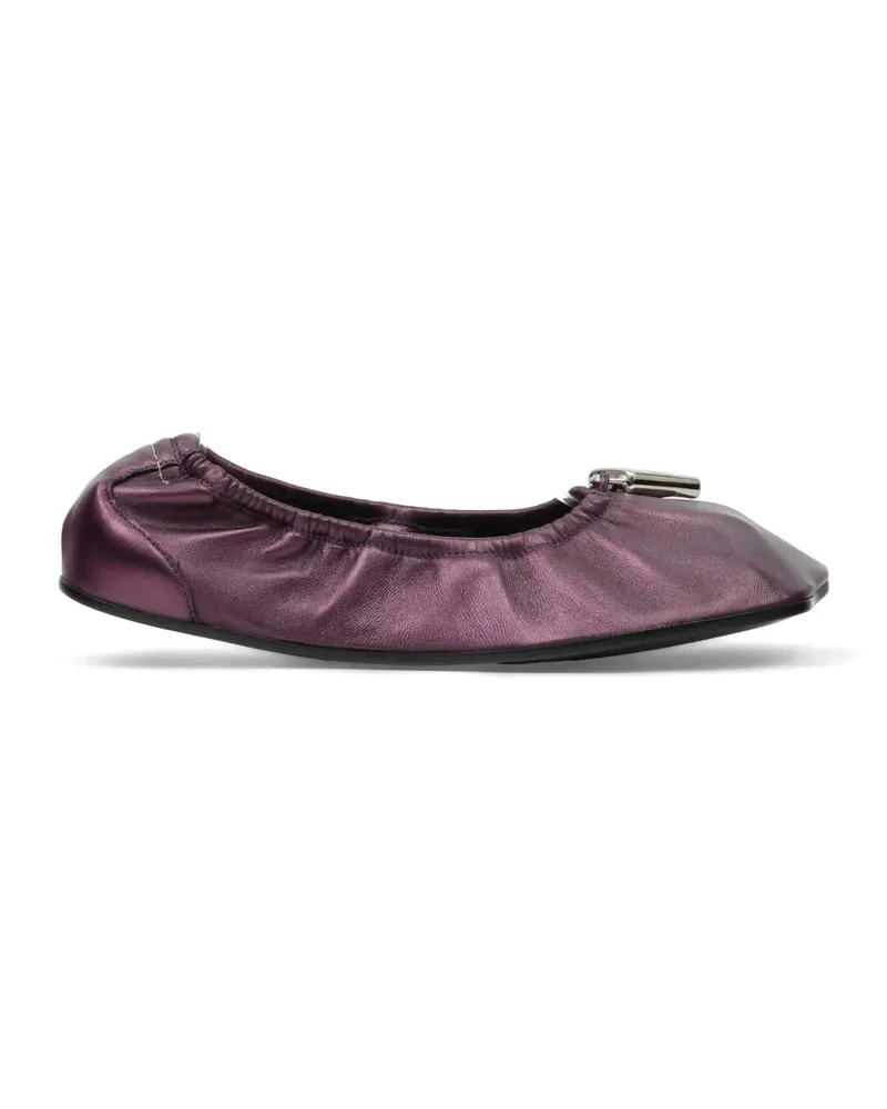 Maison Margiela Ballerinas mit Schloss - Violett Violett