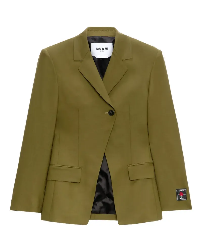 MSGM Einreihiges Sakko - Grün Grün