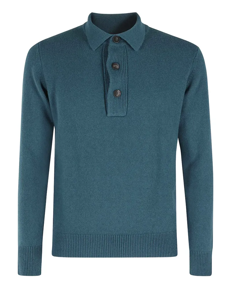 Filippo de Laurentiis buttoned polo shirt - Blau Blau
