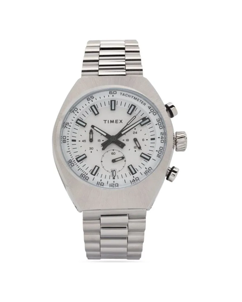 Timex Legacy Tonneau Chronograph 42mm Silber