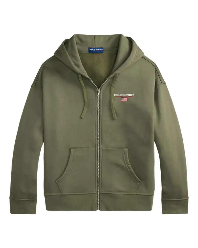 Ralph Lauren Hoodie mit Logo-Stickerei - Grün Grün