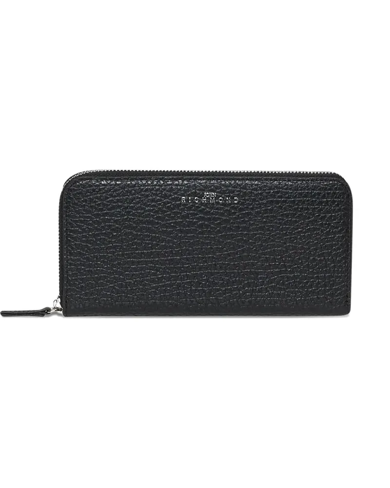 John Richmond zip wallet - Schwarz Schwarz