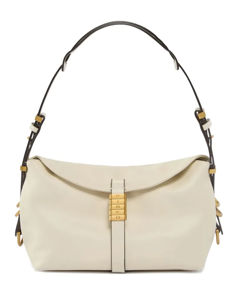 Pinko Schultertasche mit Logo - Nude Nude