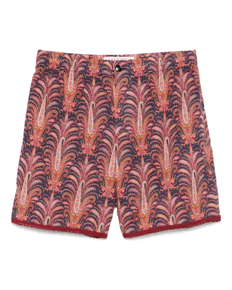Valentino Garavani Shorts mit Voyage Imaginaire-Print - Blau Blau