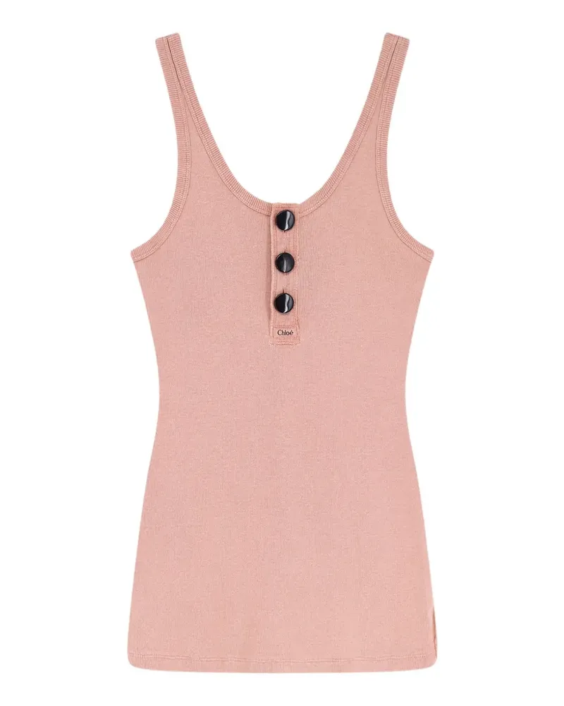 Chloé button T-shirt - Rosa Rosa