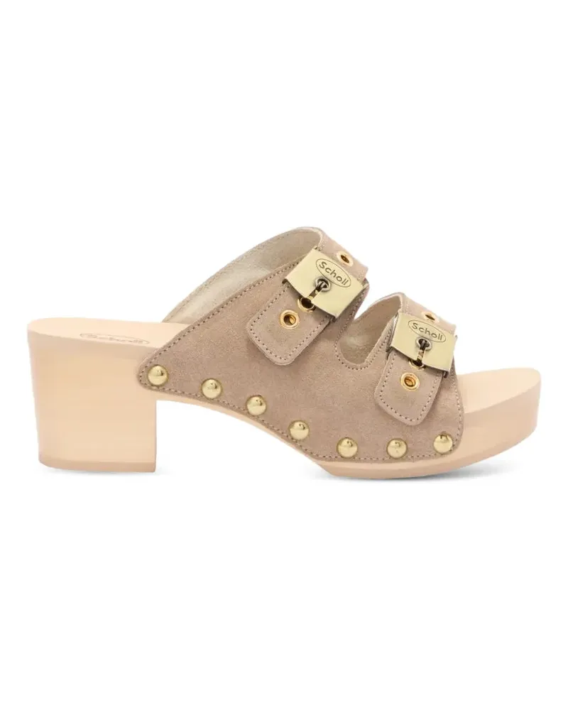 Scholl Pescura Ibiza Sandalen aus Wildleder - Nude Nude