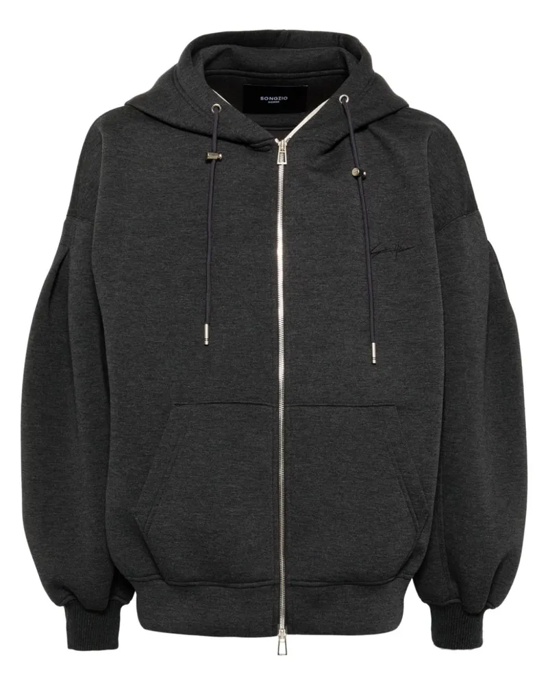 SONGZIO Dusky Paint Kapuzenjacke - Grau Grau
