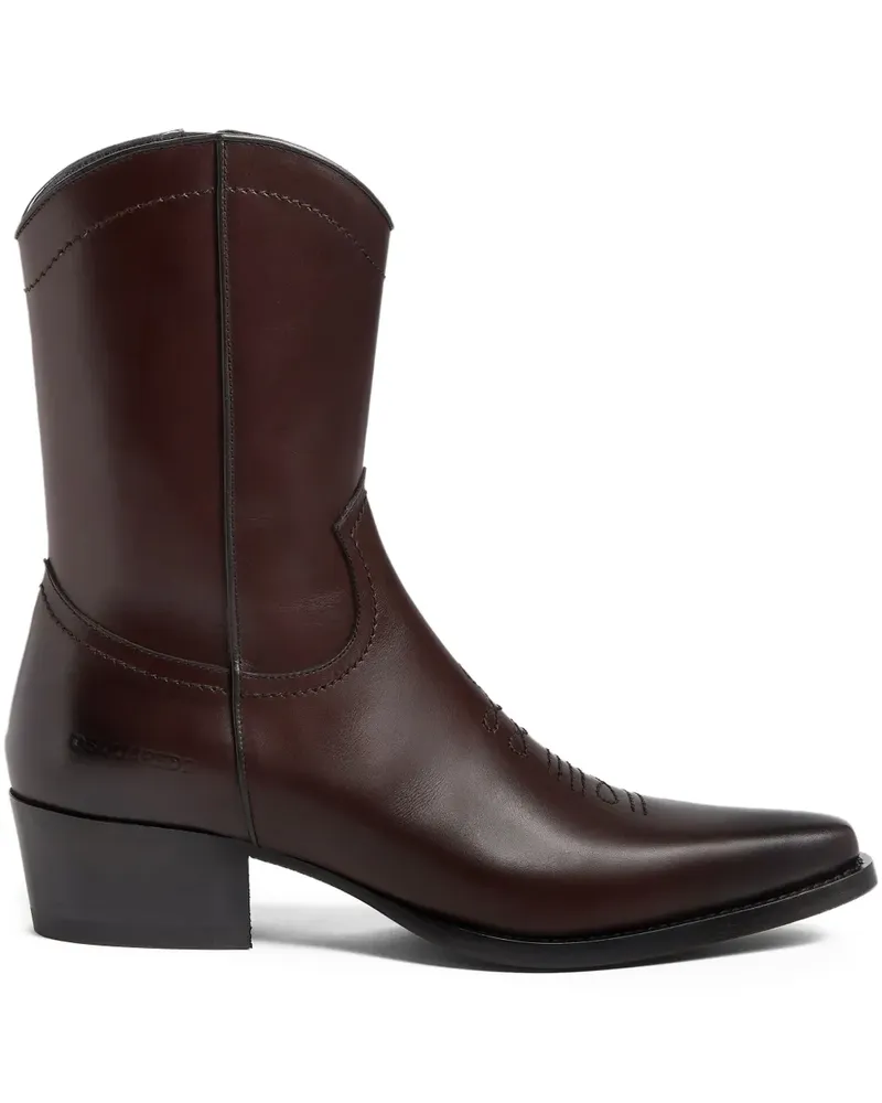 Dsquared2 Klassische Cowboystiefel - Braun Braun