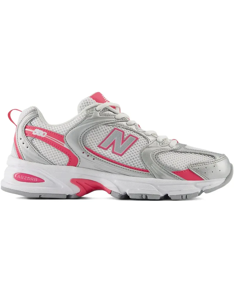 New Balance 530 Silver Metallic / Dragon Berry Sneakers - Grau Grau