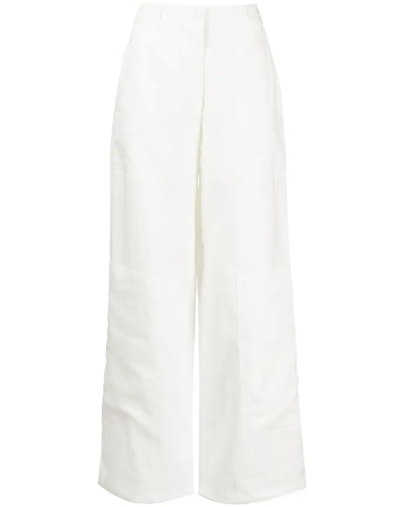 Cult Gaia Weite Wynn Hose - Weiß Weiß